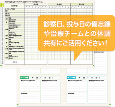 治療日誌のイメージ