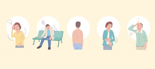 キイトルーダ®と化学療法の併用治療にあたって注意しておくことのイメージ