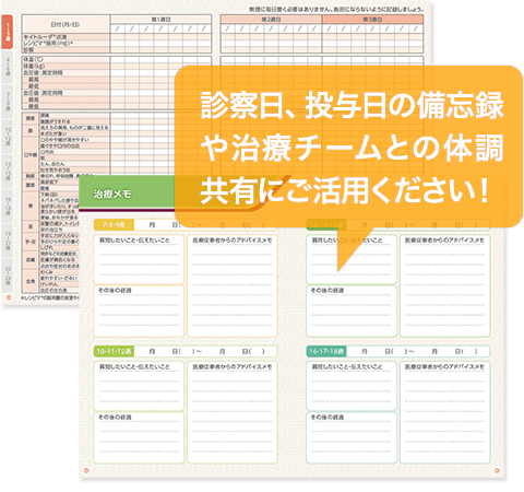 治療日誌のイメージ
