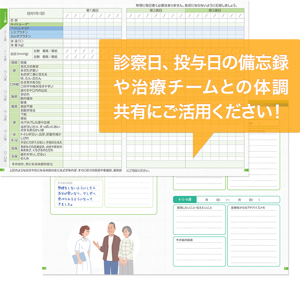治療日誌のイメージ