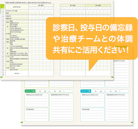 治療日誌のイメージ
